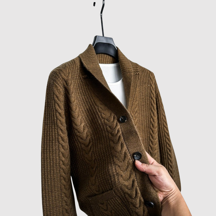 Søren - Ribiņu džemperis ar atlocītām malām