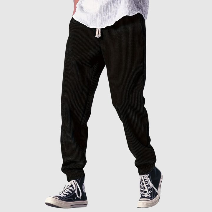 Rasmus – Ikdienas bikses ar auklu jostasvietā