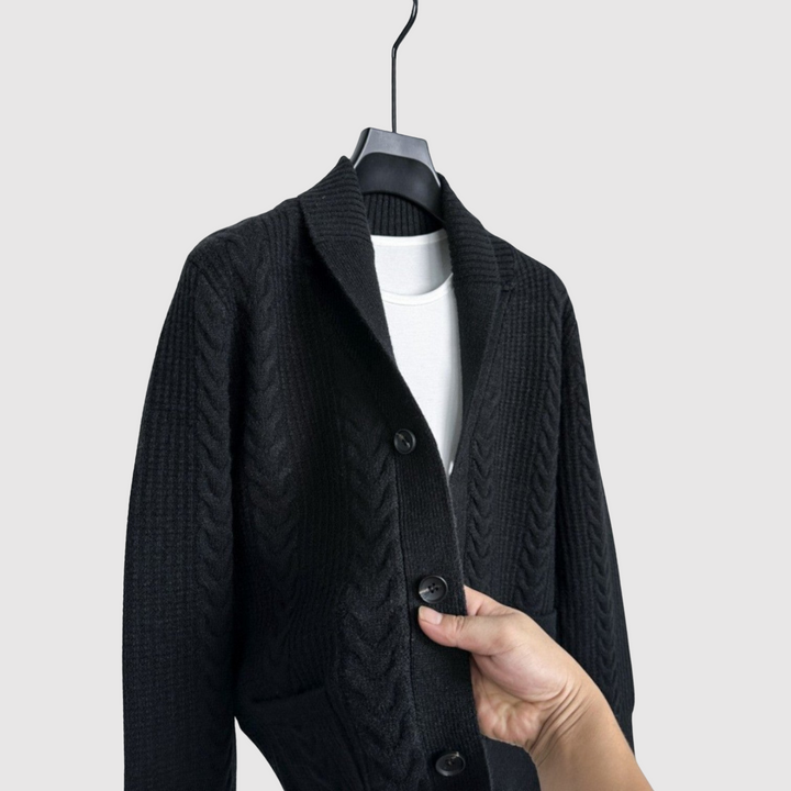 Søren - Ribiņu džemperis ar atlocītām malām