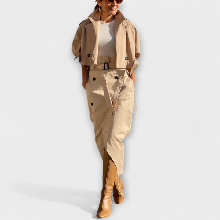 Lyra - Eleganta midi svārki ar kabatām