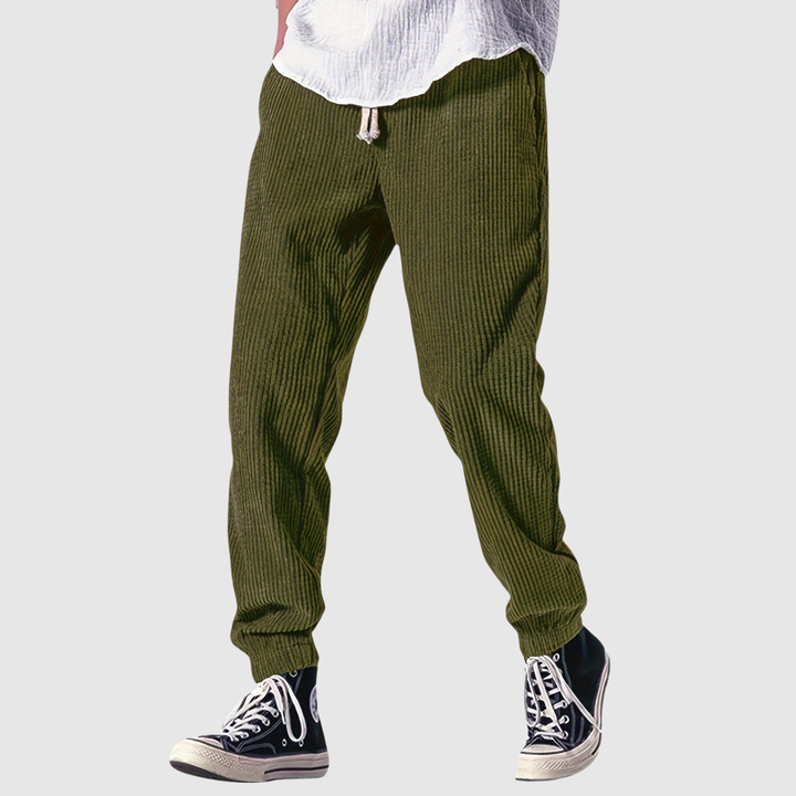 Rasmus – Ikdienas bikses ar auklu jostasvietā