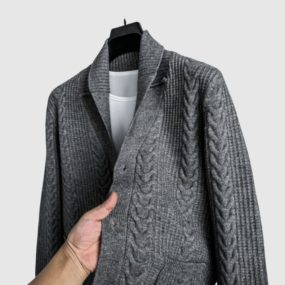 Søren - Ribiņu džemperis ar atlocītām malām