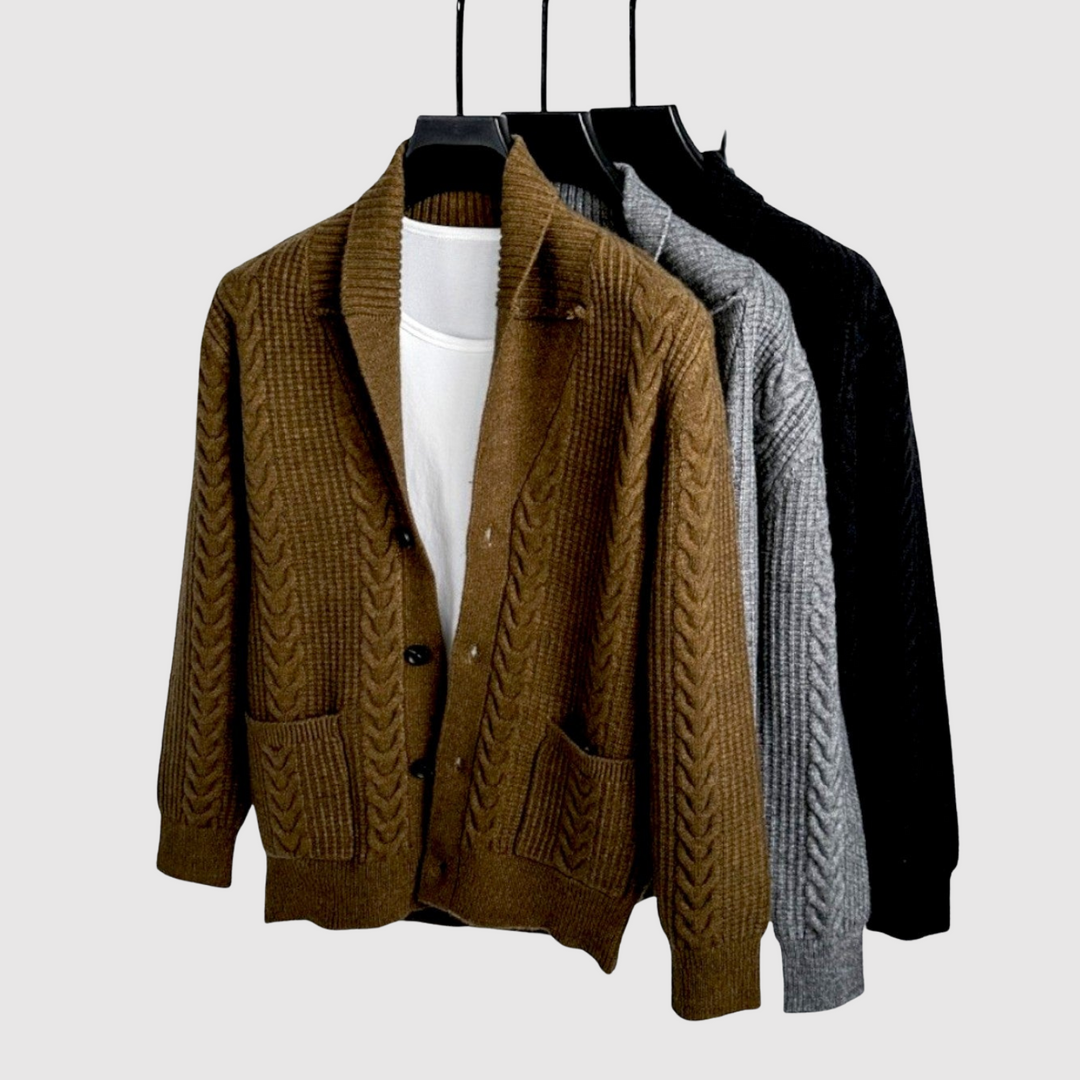 Søren - Ribiņu džemperis ar atlocītām malām