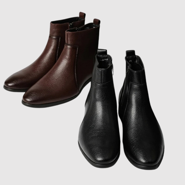 Henrik – Čelsijas zābaki no reljefa ādas