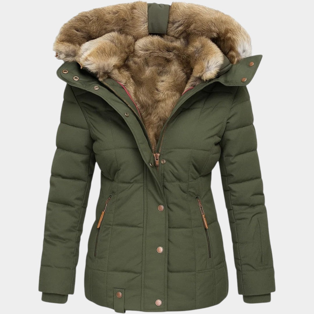 Elza – Silts ziemas mētelis ar vilnas oderi