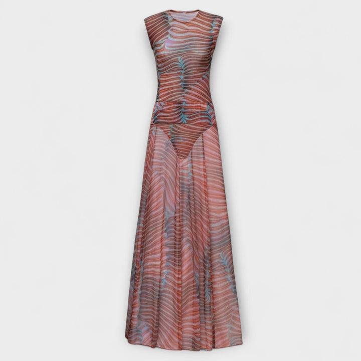 Phoenix - Spīdīga mežģīņu bodystocking