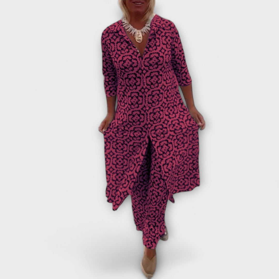 Camilla - Elegants ģeometrisks komplekts