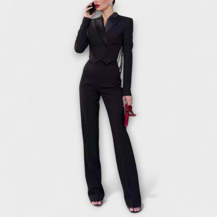 Noa - Blazeris bez muguras ar melnām pērlēm