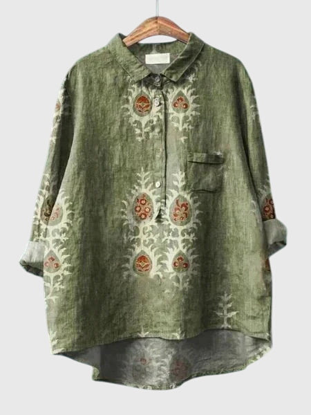 Valeria™ - Ziedu Raksta Blūze