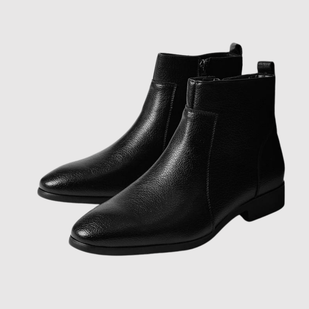 Henrik – Čelsijas zābaki no reljefa ādas