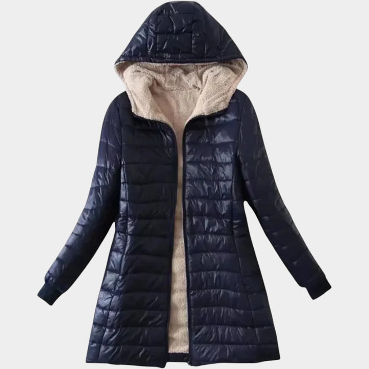 Karolīna - Šerpa oderēta ziemas jaka