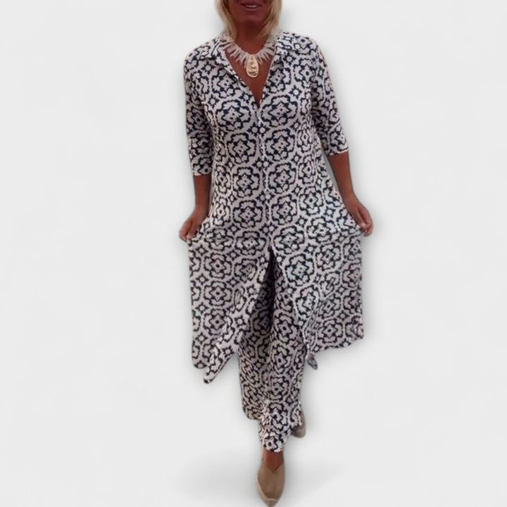 Camilla - Elegants ģeometrisks komplekts