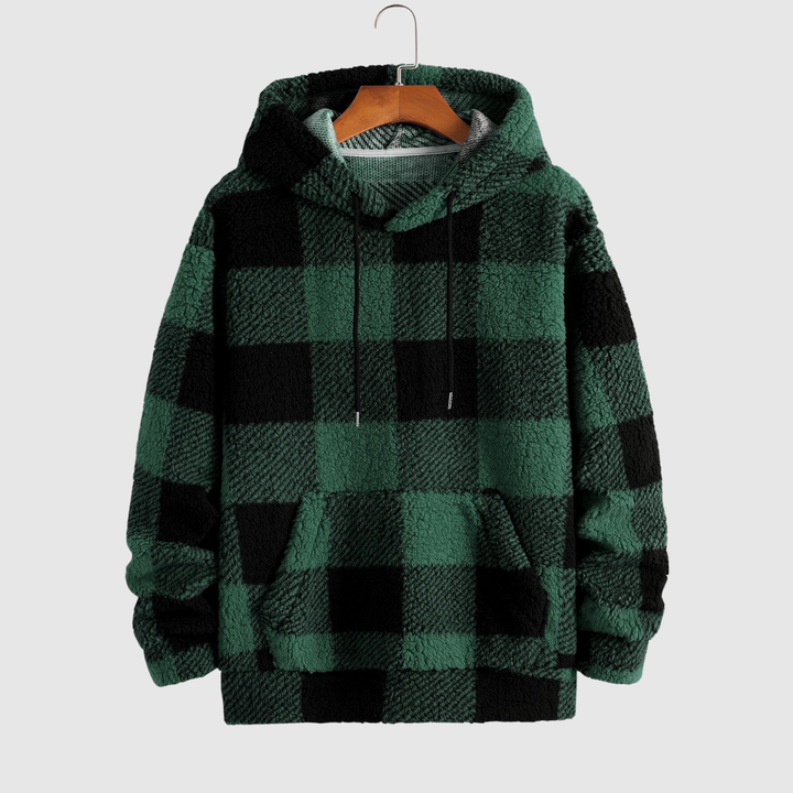 Klaus – Ternet kapuce teddyfleece