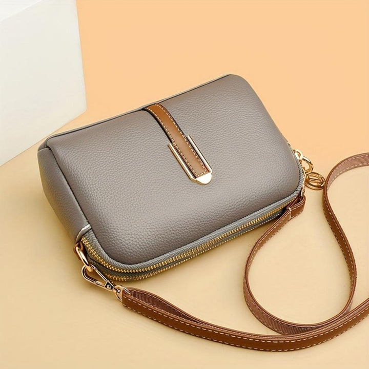 Mila Litchi Ādas Crossbody Soma
