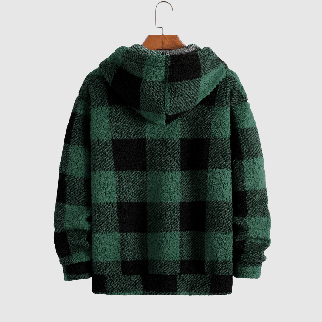 Klaus – Ternet kapuce teddyfleece