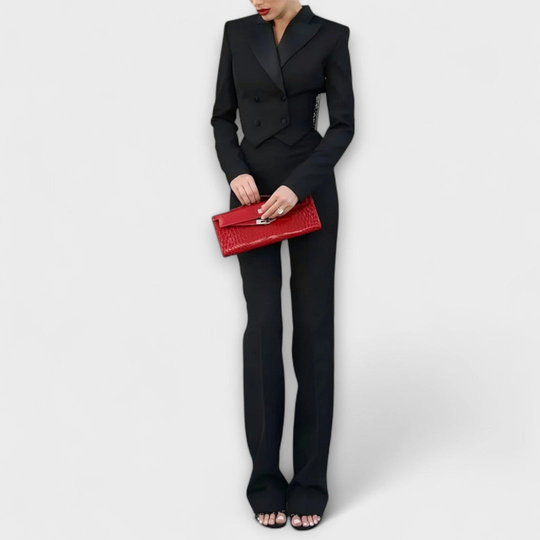 Noa - Blazeris bez muguras ar melnām pērlēm