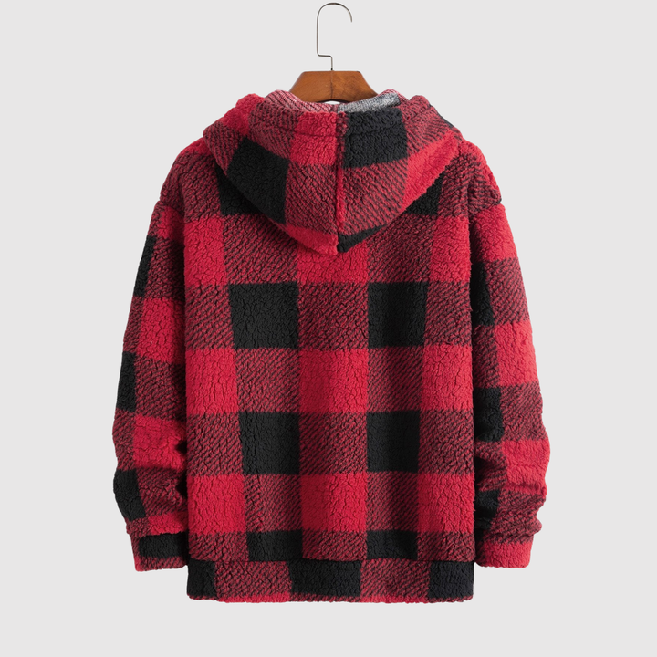 Klaus – Ternet kapuce teddyfleece