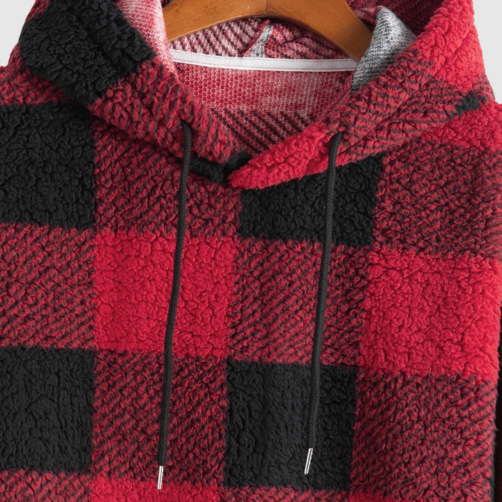 Klaus – Ternet kapuce teddyfleece