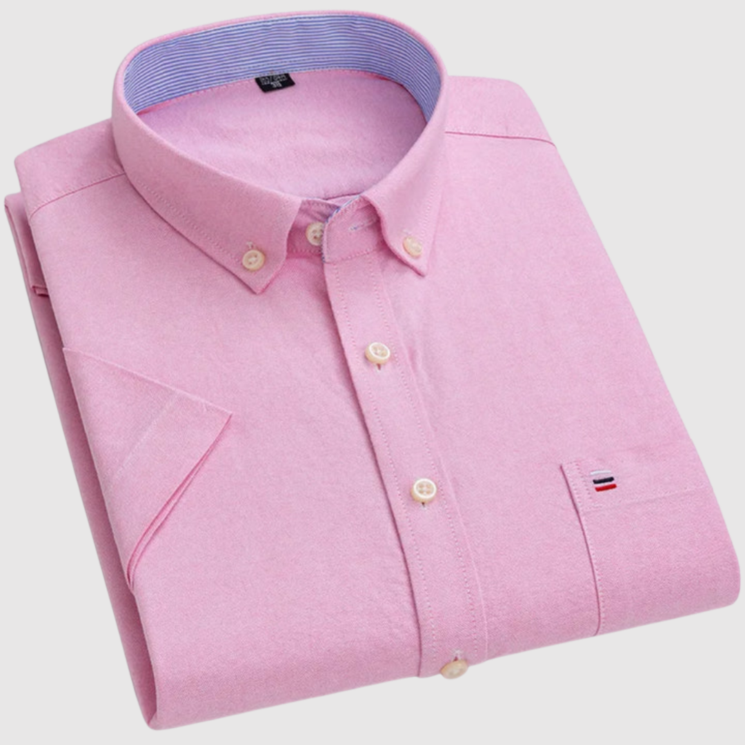 Emil - Klasisks rakstains krekls no kokvilnas