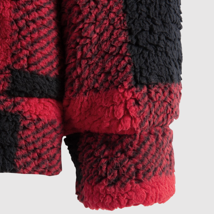 Klaus – Ternet kapuce teddyfleece