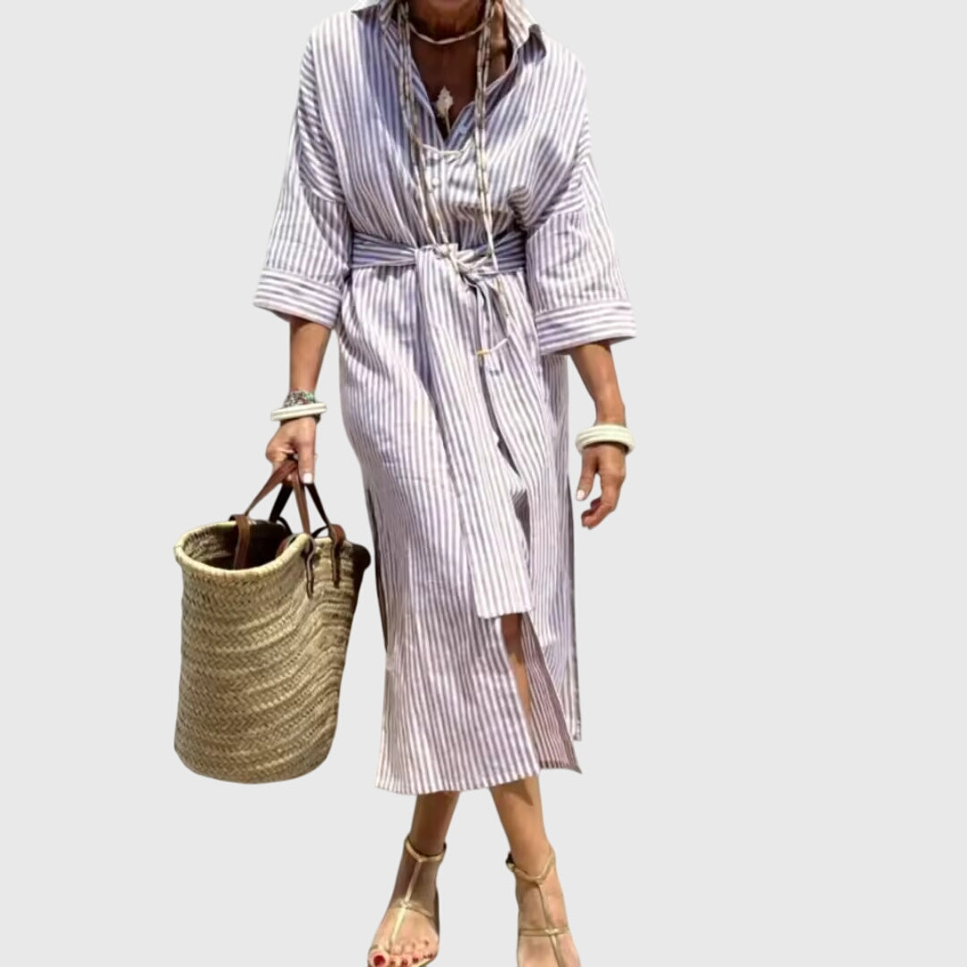 Ellen™ | Klasiskā svītrainā kleita