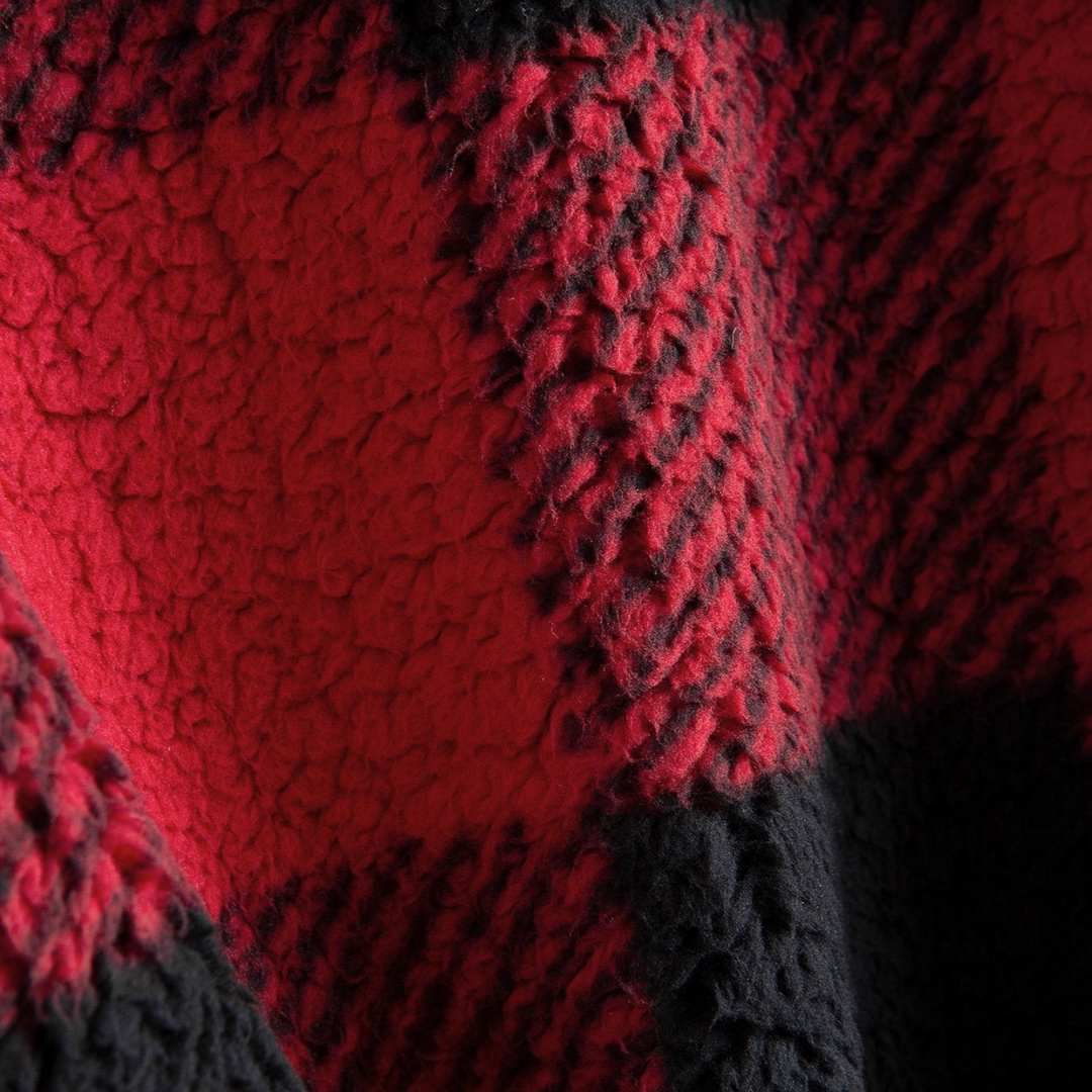 Klaus – Ternet kapuce teddyfleece