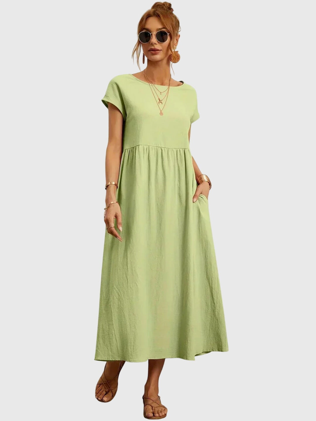 Giselle™ - Ikdienas Kleita ar Kabatām