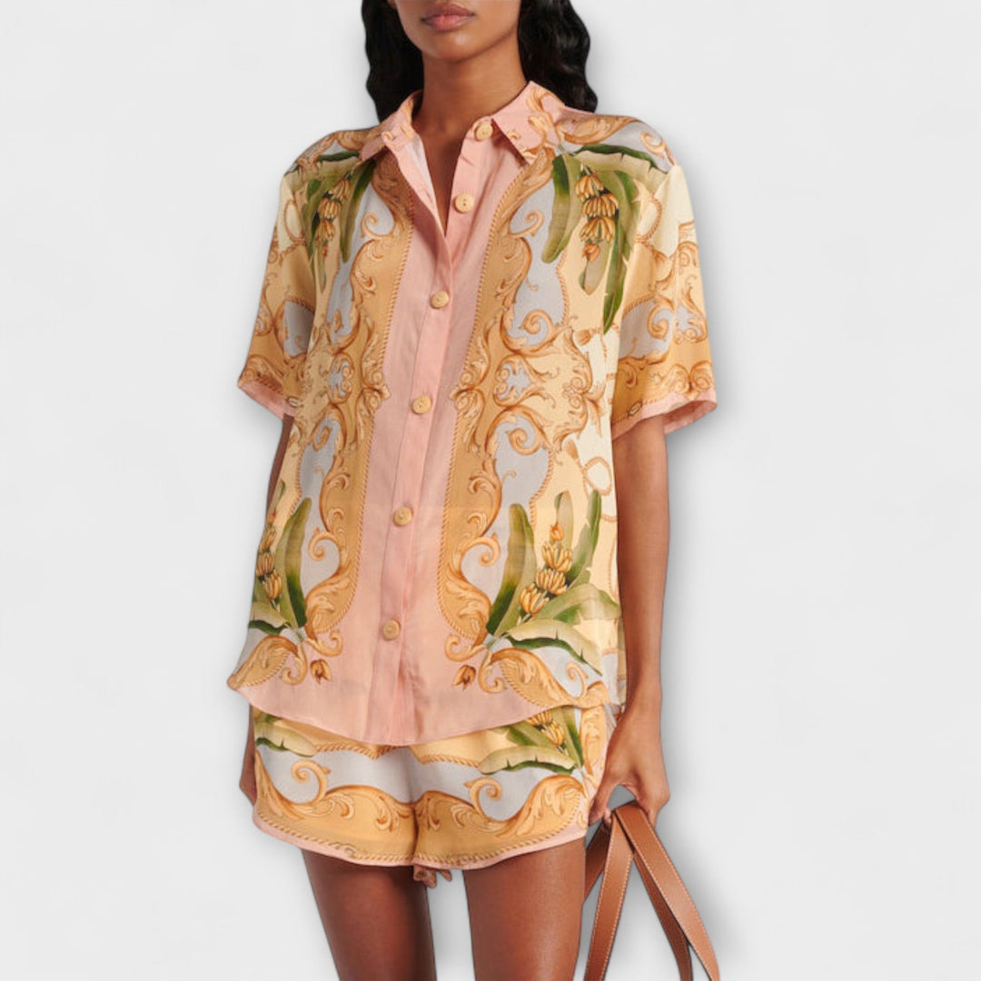 Maren - Vintage botāniskais kaleidoskopa drukas komplekts