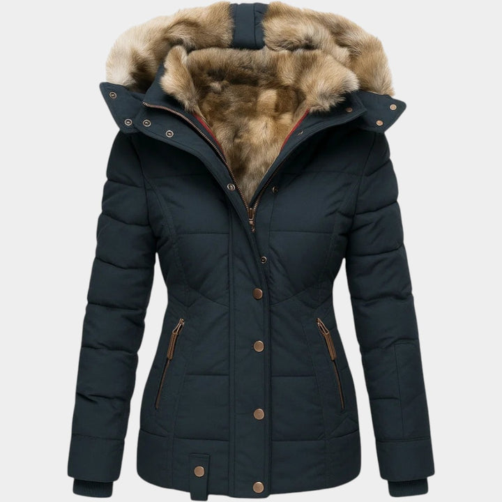 Elza – Silts ziemas mētelis ar vilnas oderi