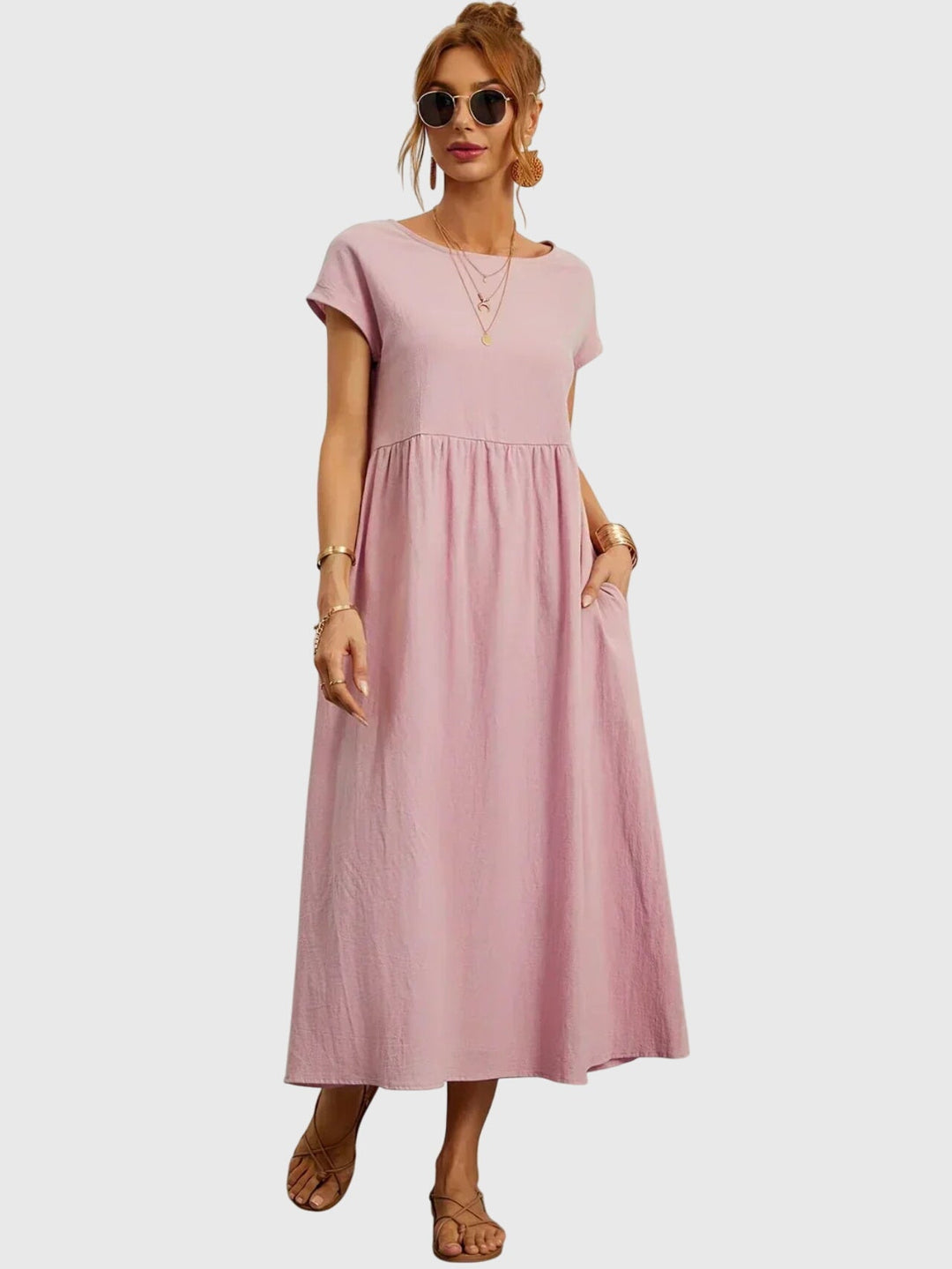 Giselle™ - Ikdienas Kleita ar Kabatām