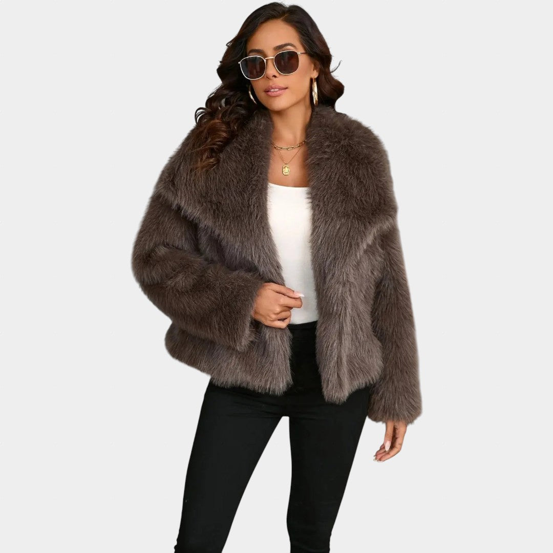 Austra - Stilīgs Kažokādas Mētelis