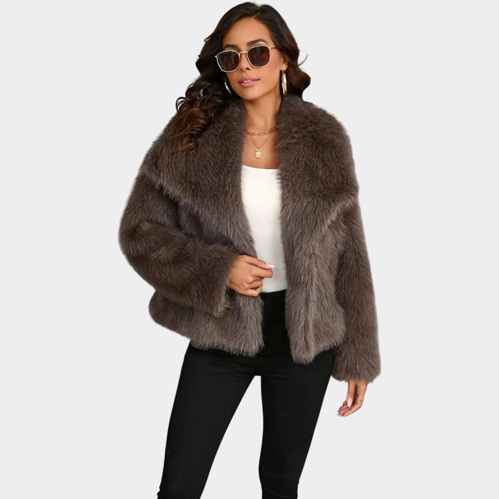 Austra - Stilīgs Kažokādas Mētelis