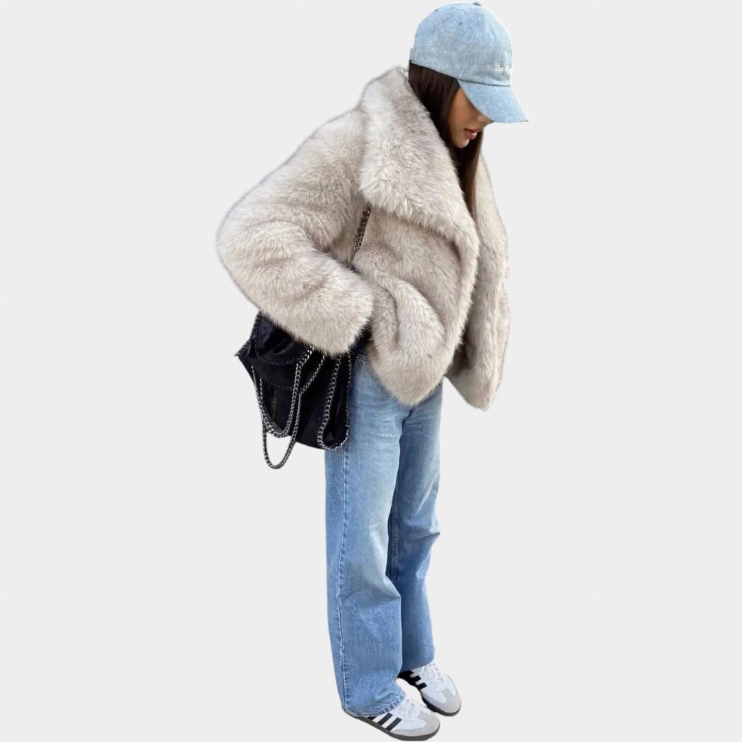 Austra - Stilīgs Kažokādas Mētelis