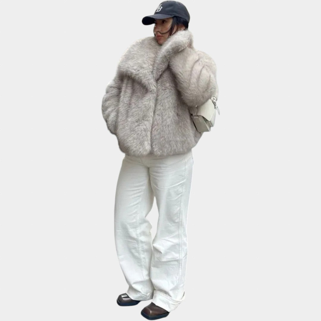 Austra - Stilīgs Kažokādas Mētelis