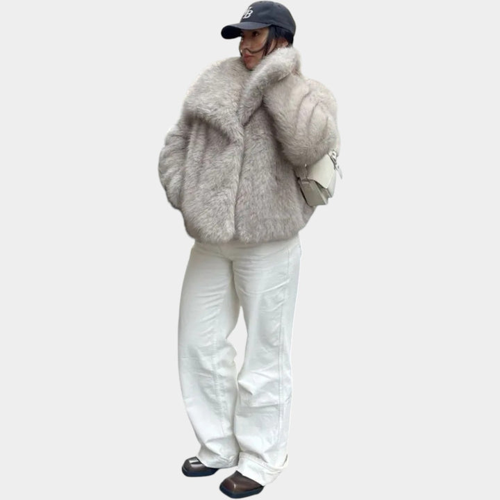 Austra - Stilīgs Kažokādas Mētelis