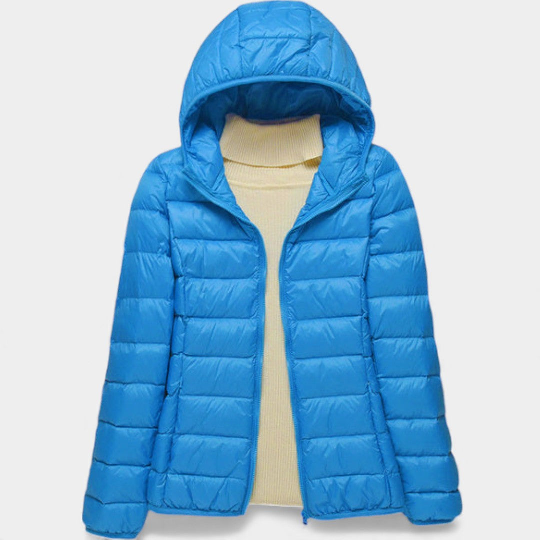 Elīna – Ultra-Viegla Polsterēta Jaka Sievietēm