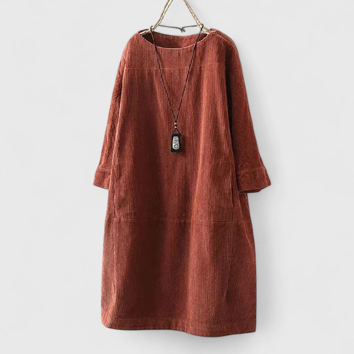 Liene – Komfortabla Midi Kleita