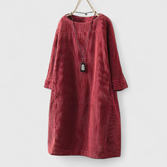 Liene – Komfortabla Midi Kleita