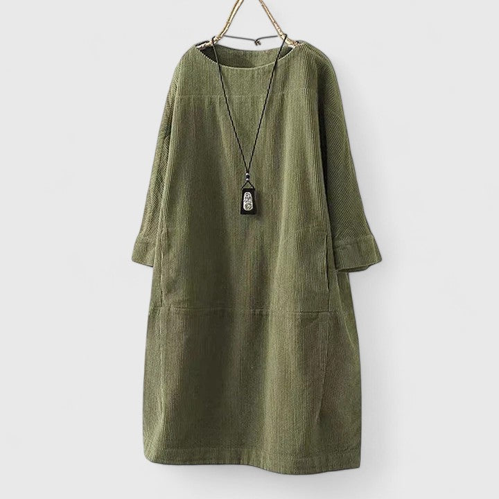 Liene – Komfortabla Midi Kleita