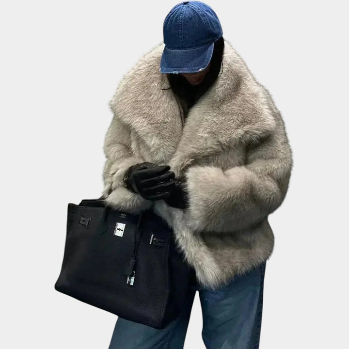 Austra - Stilīgs Kažokādas Mētelis