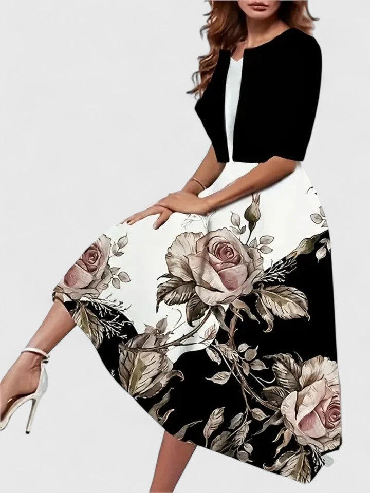 Chantal | Eleganta Midi Kleita