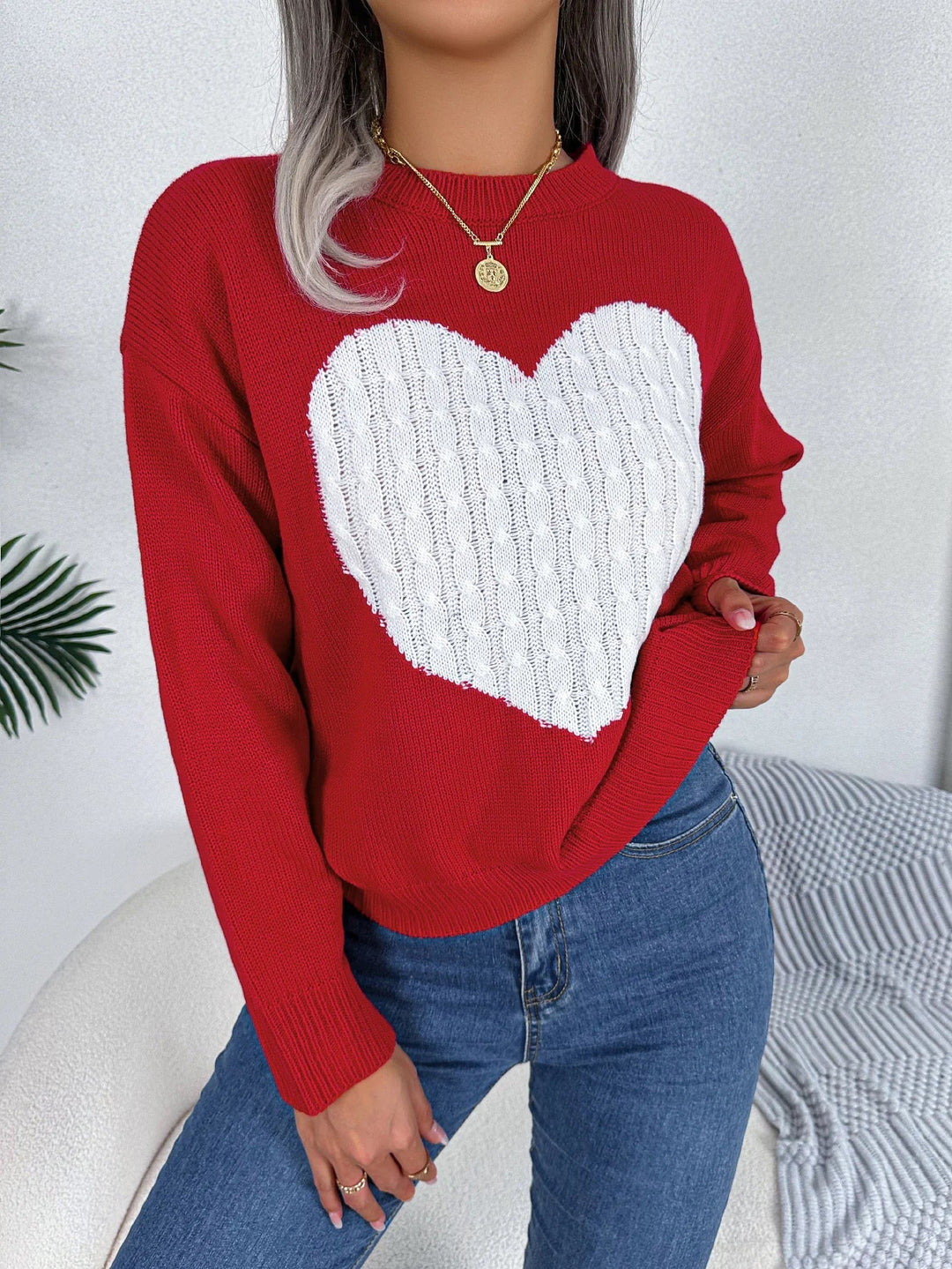 Sirds Raksts Pulovers