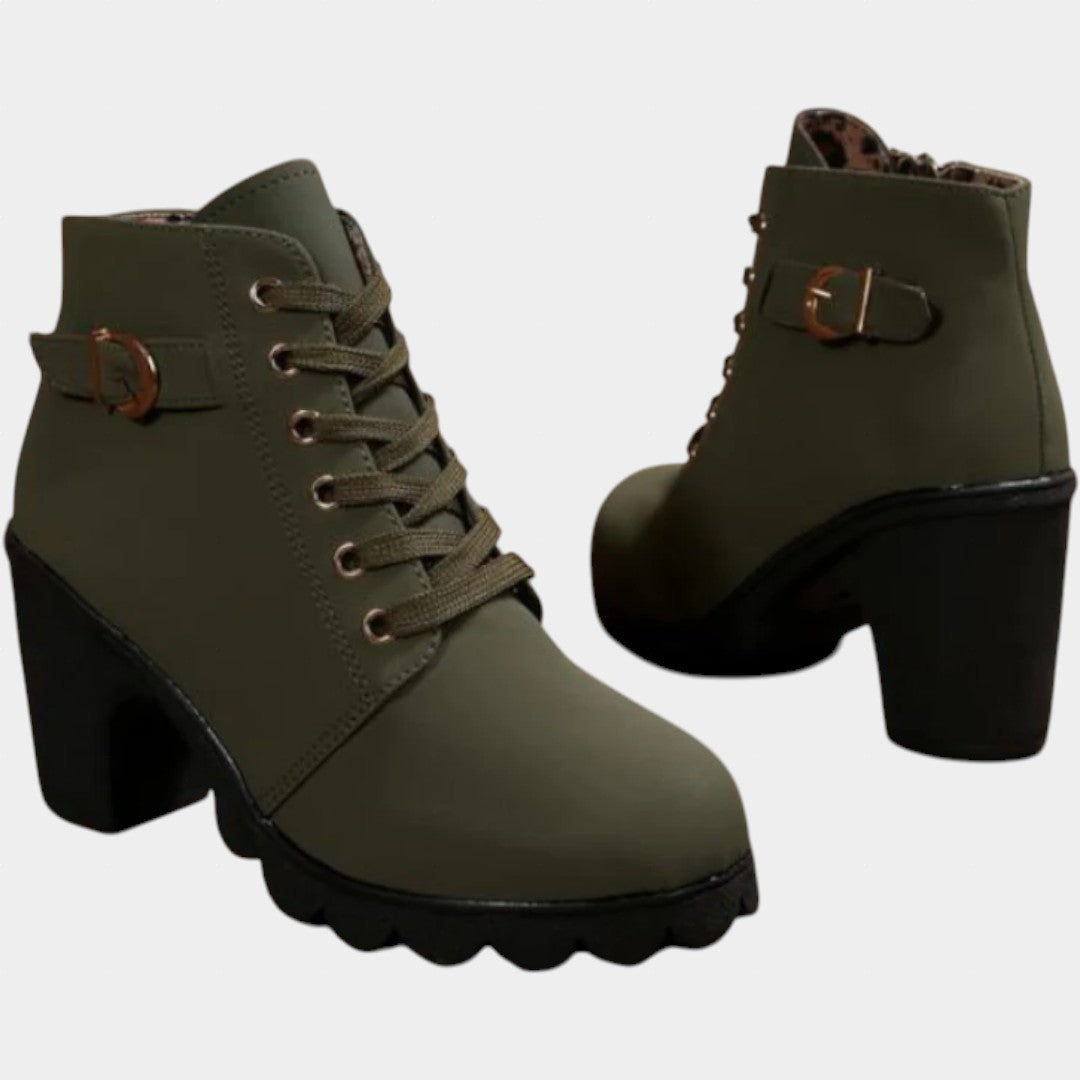 Zanda – Šiki Šņorējami Puszābaki ar Metāla Sprādzi