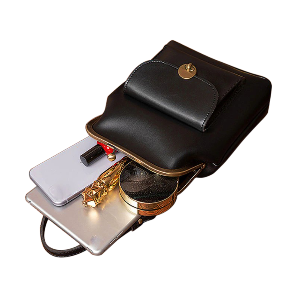 Vintage Kiss-Lock Soma - Retro Šiks Nepieciešamība