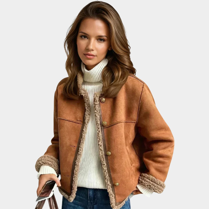 Līga - Pogājama aitas ādas jaka