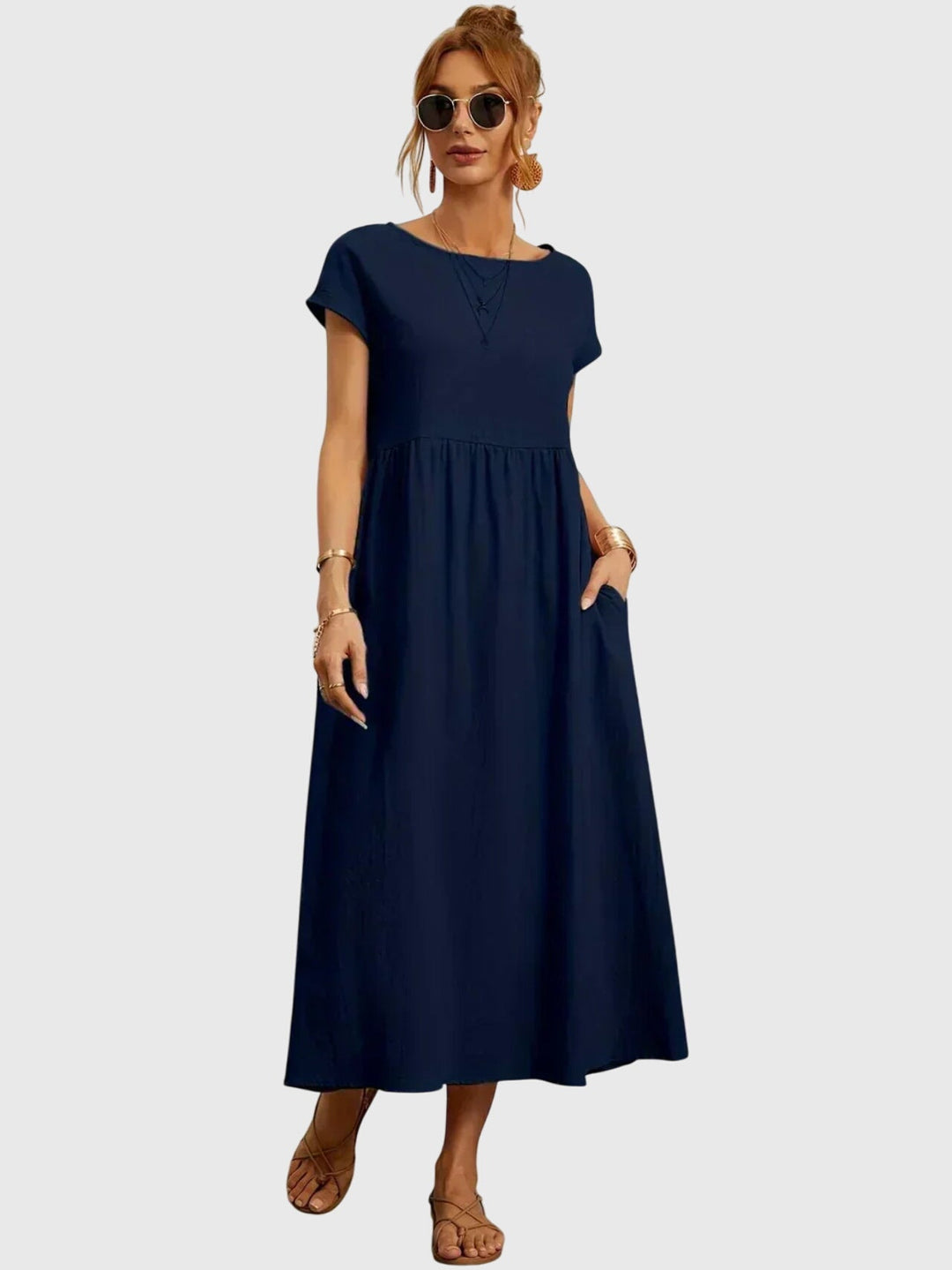 Giselle™ - Ikdienas Kleita ar Kabatām