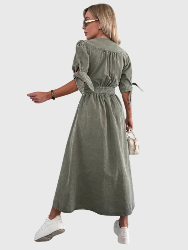 Sophia™ | Eleganta Džinsa Kleita