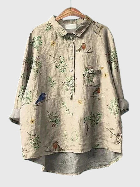 Valeria™ - Ziedu Raksta Blūze