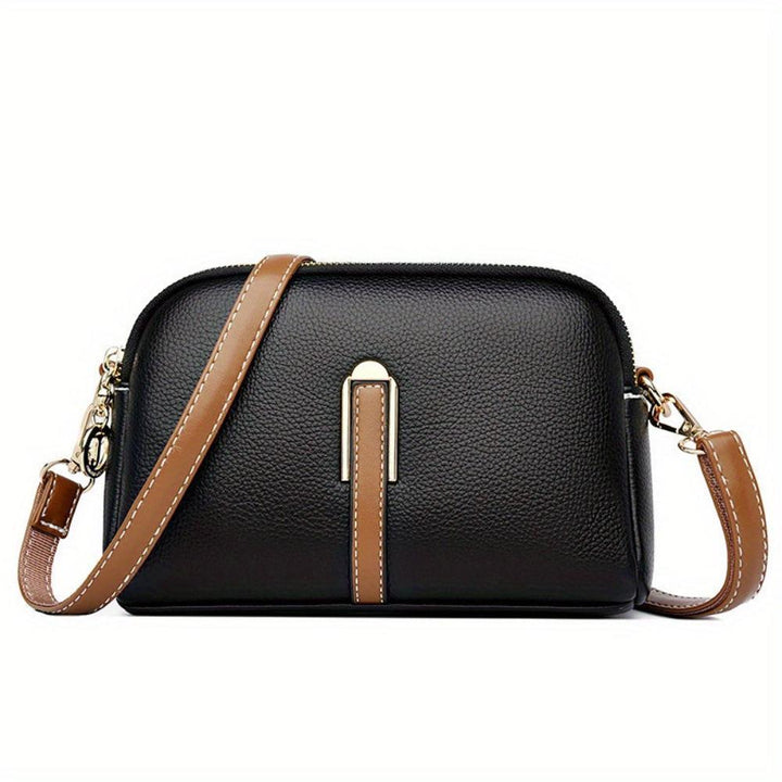 Mila Litchi Ādas Crossbody Soma