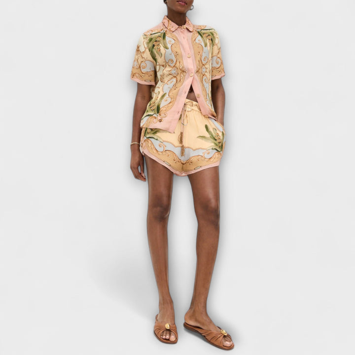 Maren - Vintage botāniskais kaleidoskopa drukas komplekts